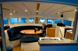 Saloon at sea trials 2011